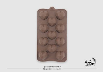 قالب سیلیکونی شکلات قلب سورپرایز