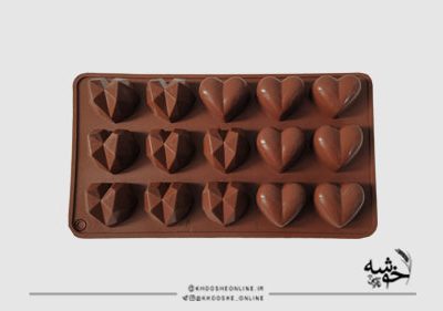 قالب سیلیکونی شکلات قلب میکس