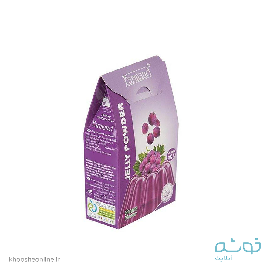پودر ژله انگور فرمند 100گرمی