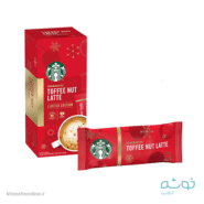 قهوه فوری تافی نات لته استارباکس (جعبه 4 عددی) اورجینال TOFFEE NUT LATTE STARBUCKS