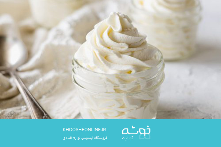 طرز تهیه خامه قنادی