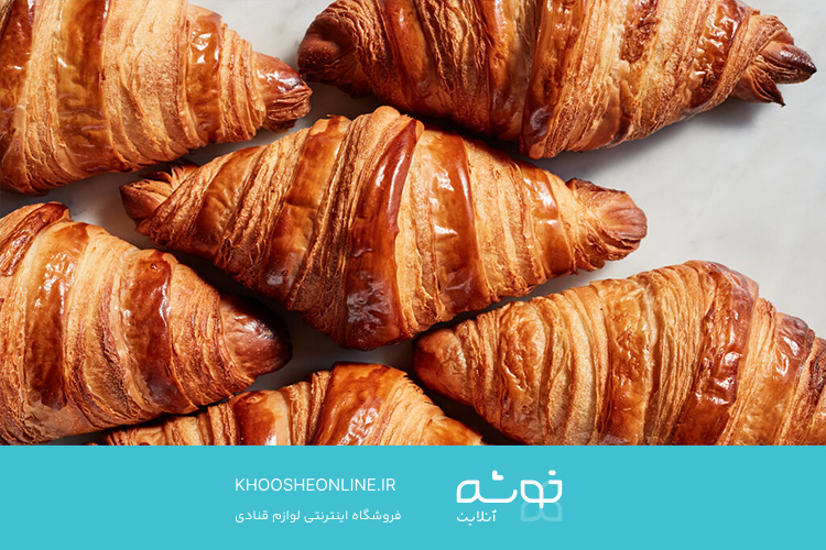 طرز تهیه کروسان با خمیر هزارلا