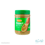 کره بادام زمینی بدون شکر و نمک 400 گرمی شیررضا