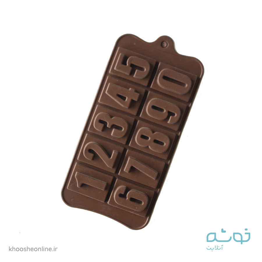 قالب شکلات سیلیکونی اعداد027