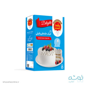 پودر کیک خامه ای وانیلی 500 گرمی رشد